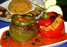 Arabské plněné papriky recept