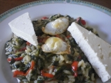Řecké spanakorizo-špenát s rýží recept