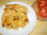 Zapékané špagety s vepřovým masem recept