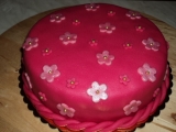 Růžový dort pro Evičku recept
