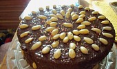 Pudinkový dortík s čokoládou a mandlemi recept