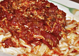 Špagety po arabsku recept
