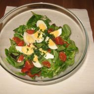 Polníčkový salát s cibulí recept