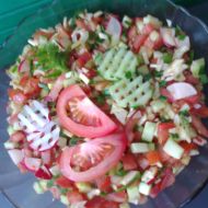 Fenyklový salát se zeleninou recept