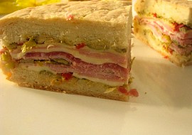 Obložený sendvič  italská muffuletta recept