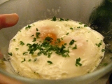 Vajíčko v mikrovlnce recept