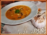 Fazolovo-žampionová polévka, zahuštěná paprikovou jíškou recept ...
