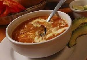 Mexická polévka Sopa Tarasca
