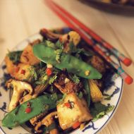 Opékané tofu se zeleninou recept