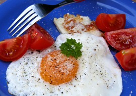 Smažená vejce s tvarohem  italská specialita recept