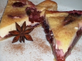 Švestkový koláč z listového těsta recept