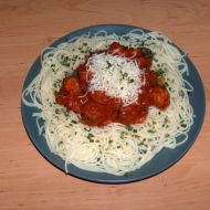 Špagety s kuličkami a omáčkou recept