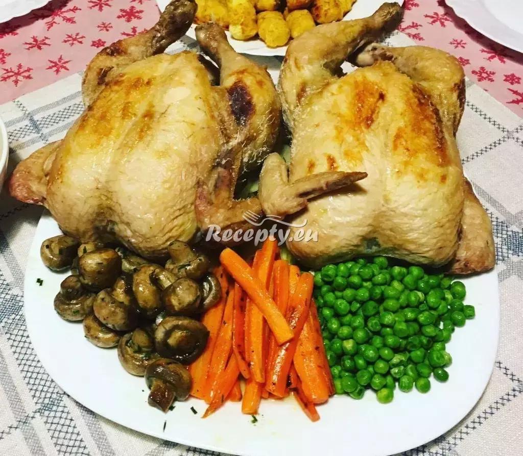 Pečené kuřátka se zeleninou recept  fitness recepty