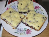 Bezlepkový borůvkový koláč s drobenkou recept