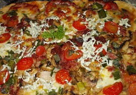 Blesková pizza z jogurtu (kefíru) recept