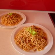 Špagety Bolognese recept