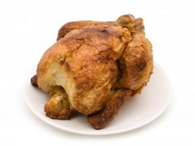 Kuře pečené v soli