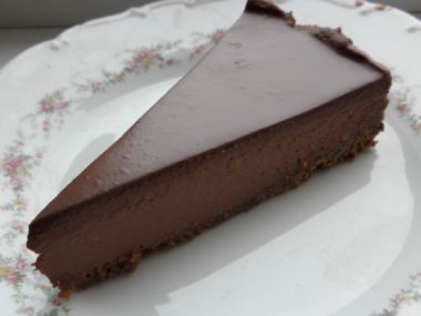 Jednoduchý,nepečený, čokoládový cheesecake