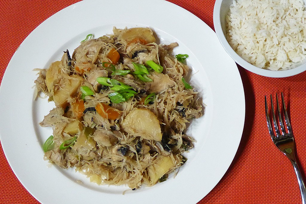 Dušené kuře se zeleninou po korejsku recept
