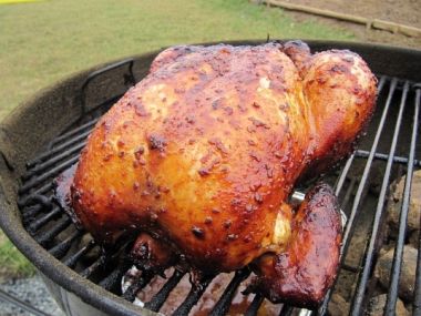Marinované kuře na grilu