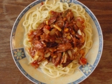 Špagety s tuňákovým salátem recept