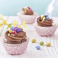 Velikonoční cupcakes s lentilkami recept