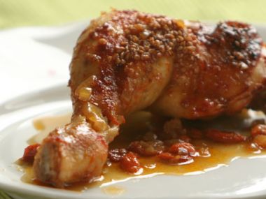 Recept Grilovaná kuřecí stehna podle chalupáře