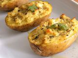 Plněné brambory s bylinkami (vegan) recept