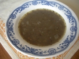 Čočková polévka II. recept