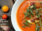 Polévka z pečených rajčat a česneku recept