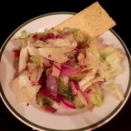 Vynikající ledový salát se šunkou a šalotkou recept