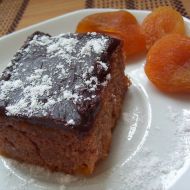 Kakaový koláč s meruňkami recept