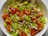 Pórkový salát s mandlemi recept