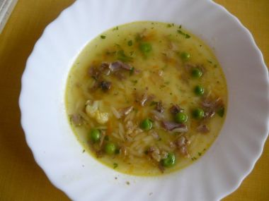 Maďarská slepičí polévka