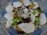 Salát s uzeným úhořem a zálivkou recept