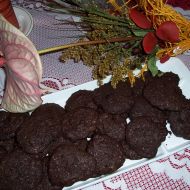 Čokoládové sušenky s kousky čokolády recept