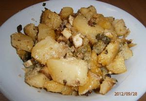 Zapečené brambory s uzeným tofu a zázvorem na koriandru ...