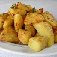 Ochucené gratinované brambory recept