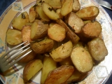 Pečené brambory s česnekovými listy recept