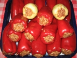 Plněné papriky na zamražení recept