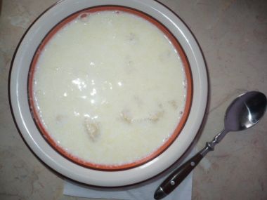 Mléčná polévká od bábinky
