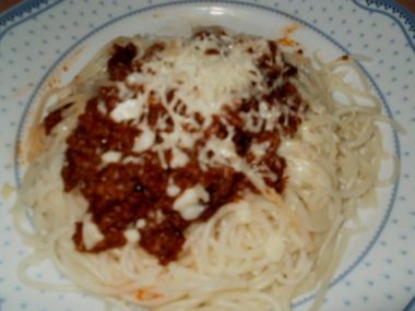 Kuřecí omáčka na špagety