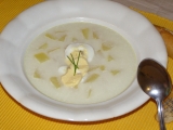 Sýrová polévka s vejcem recept