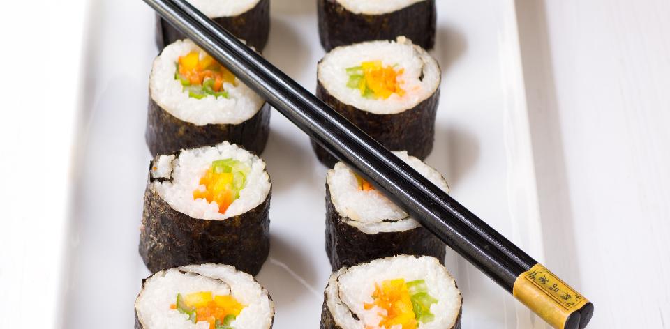 Vegetariánské maki sushi
