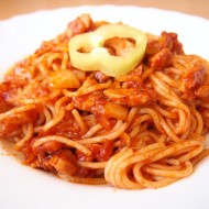 Špagety s kuřecím masem recept