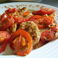 Sójové plátky na rajčatech recept