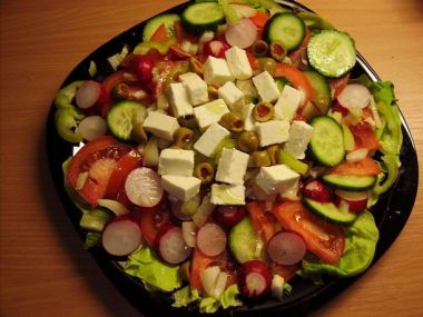 Skládaný salát