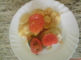 Zapečený kapr s bramborama a rajčaty recept