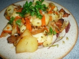 Ryba s bramborami a zeleninkou z remosky recept