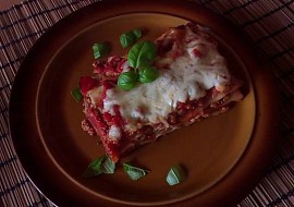 Lasagne zapečené s rajčaty a mletým masem recept